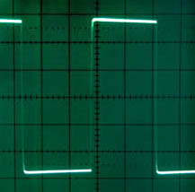 Oscilogram pri 1 kHz